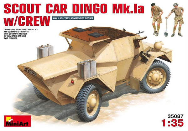 Miniart 1:35 Scout Car Dingo Mk 1a w/ crew