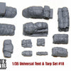 1/35 scale resin model kit Tents & Taprs #18 (16 Pieces)