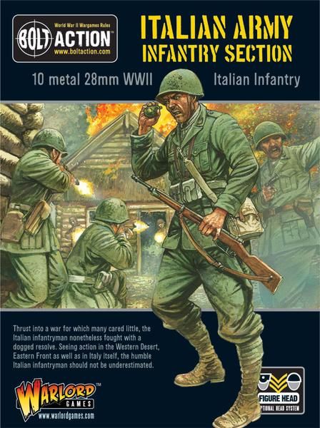 Warlord Games 28mm BOLT ACTION - WW2 ITALIAN INFANTRY SECTION