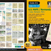 U.S. Maps D-Day / Normandy - Bulge, Bastogne, Metz - 1/72 and 1/76 scale - 1 sheet