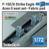 DEF Models 1/72 F-15E/K Strike Eagle Aces II seat set- Fabric pad(for Academy 1/72)
