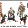 Masterbox 1:35 Patroling. Dogs in service in the US Marine Corps, WW II era