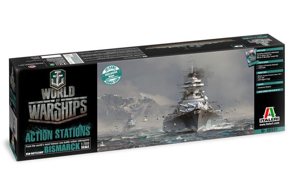 ITALERI 1/720 SHIPS WORLD OF WARSHIPS BISMARCK