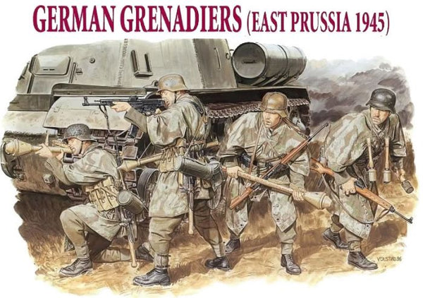 Dragon 1/35 scale WW2 GERMAN GRENADIERS (EAST PRUSSIA'45)