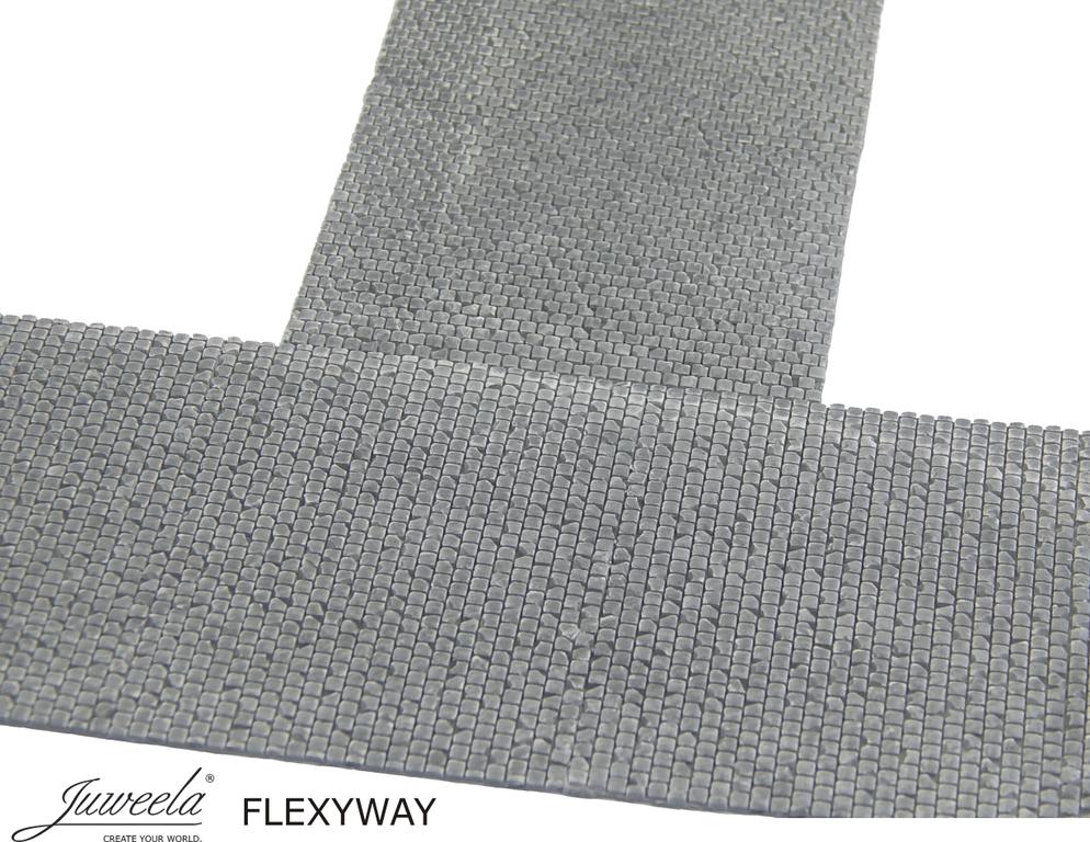 1/87 FLEXYWAY old town cobblestone street, 3x straight section, 30cm