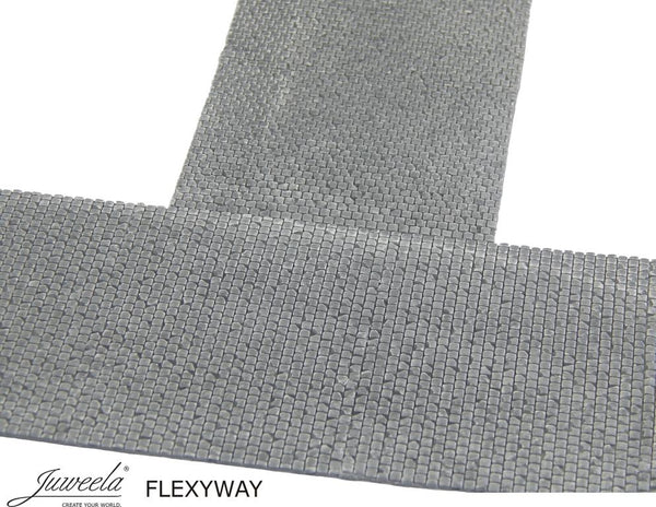 1/87 FLEXYWAY old town cobblestone street, 3x straight section, 30cm