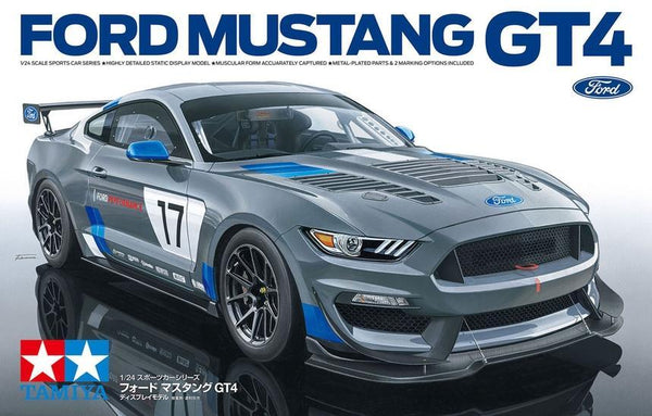 Tamiya 1/24th scale plastic kit of a Ford Mustang GT4