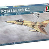 Italeri 510001397 1:72 IAF-KFIR C2/F-21 Lion