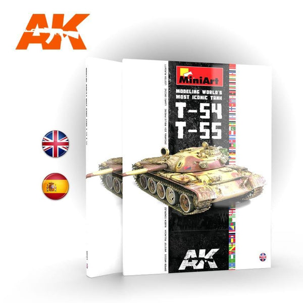 AK Interactive Book -T-54/T-55 Modeling World's Most Iconic Tank - English