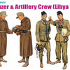Dragon 1/35 scale WW2 GERMAN DAK PANZER & ARTILLERY CREW (LIBYA 1941)