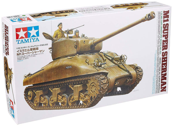 Tamiya 1/35 scale M1 Israeli IDF Super Sherman tank model kit