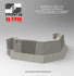 Concrete Fortification -Front 46- / 1/35 Scale 3D Printed model