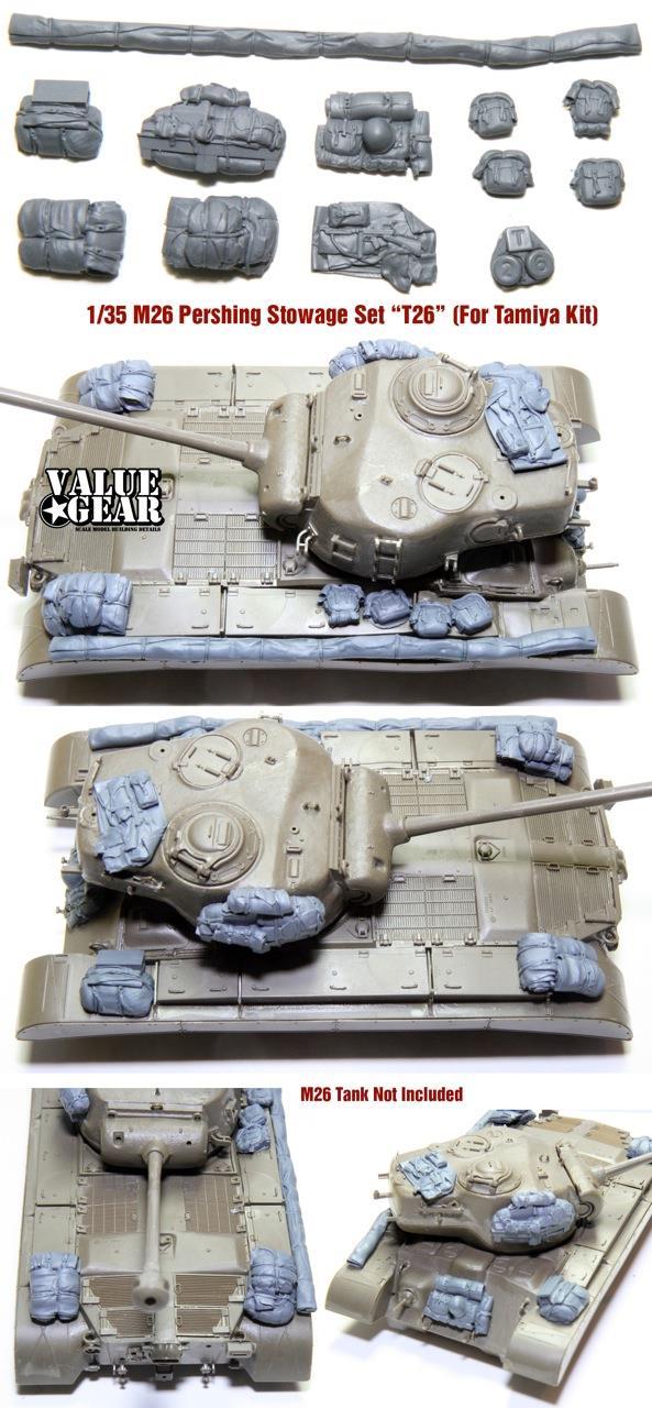 1/35 Scale resin kit T26 - M26 Pershing Stowage Set "T26" (For Tamita Kits)