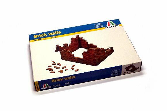 Italeri 1/35 scale BRICK WALLS