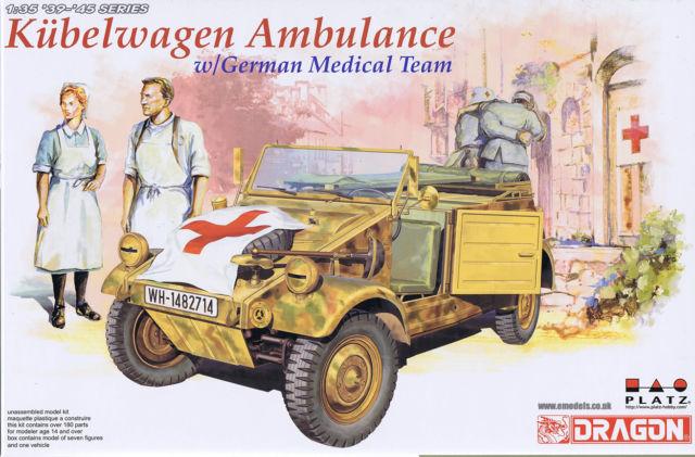 Dragon 1/35 scale KUBELWAGEN AMBULANCE