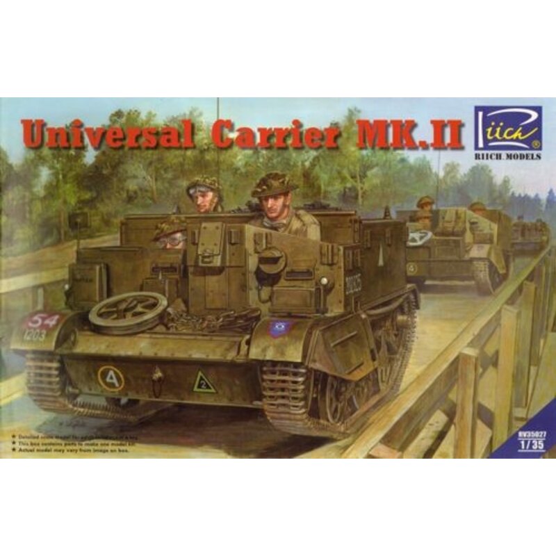 RIICH 1/35 WW2 British Universal Carrier Mk.II (full interior)