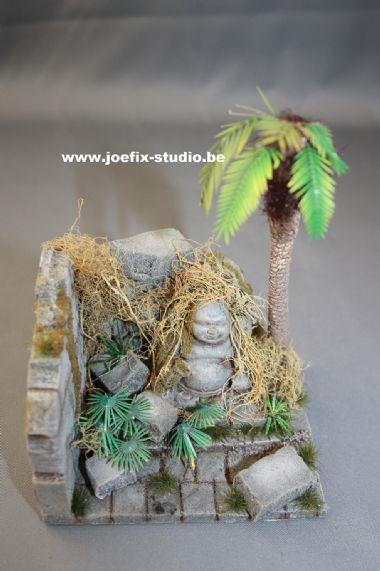 Buddha with ruin 1/48 Scale vignette diorama
