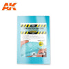 AK Interactive - construction foam 6mm blue foam high density 195x295mm includes 2 sheets