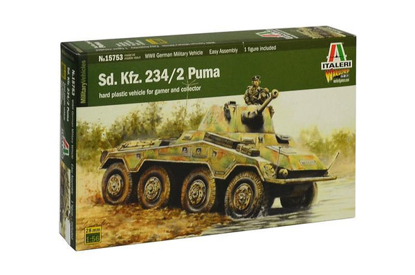 ITALERI MILITARY 1/56 Scale (28mm) SD.KFZ 234/2 PUMA