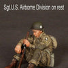 1/35 Scale resin kit WW2 Sgt. U.S. Airborne Division on rest