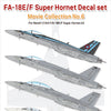 DEF models 1/144 F/A-18E/F Super Hornet Decal set - Movie Collection No.6 for Revell f-18E/F
