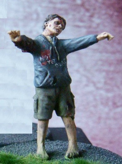 1/35 Scale resin model kit Zombie Teen #2
