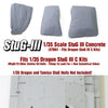 STB01 StuG III Concrete Armour. For 1/35 Dragon StuG III C (Kit #9035). Will Fit other early StuG's with Similar Upper Hull with the Non Symmetrical Sides.