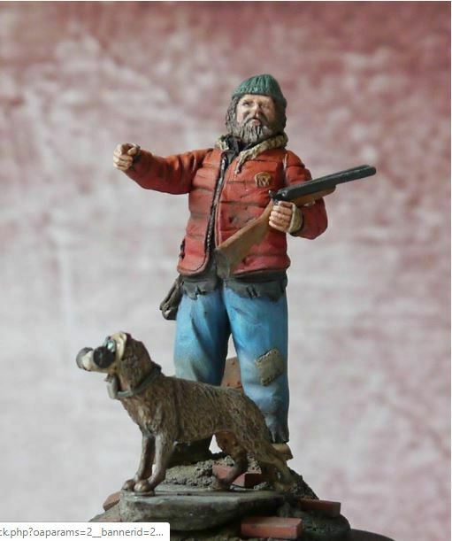 1/35 Scale resin model kit Wastelander Charly