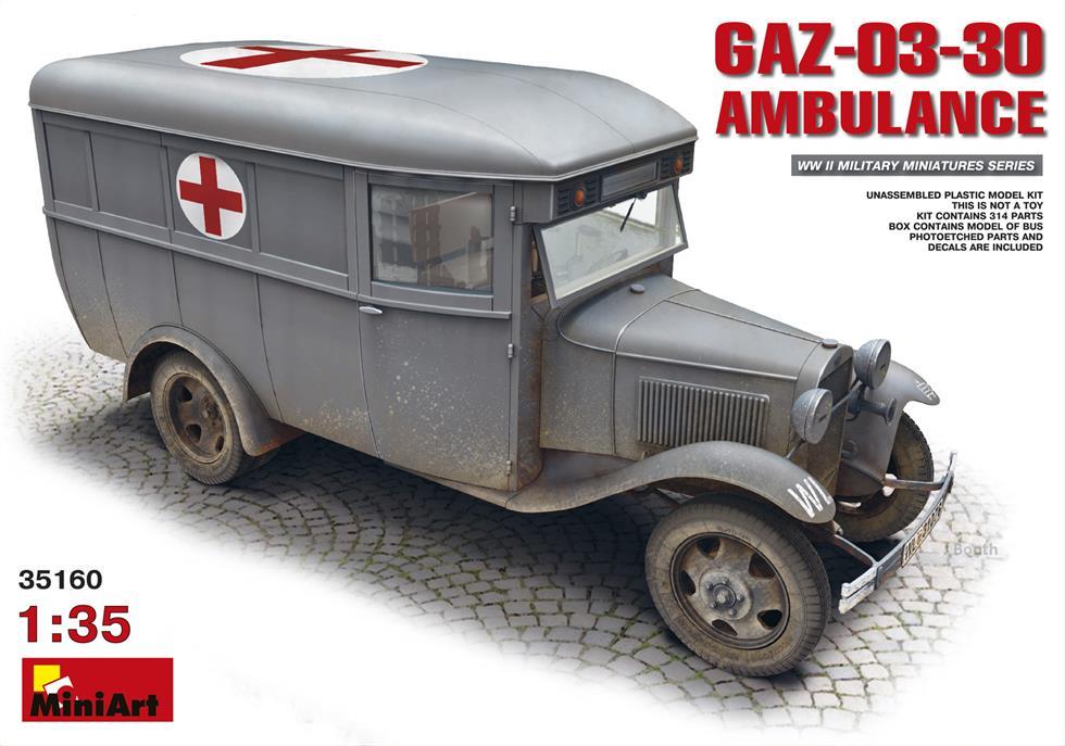Miniart 1:35 GAZ-03-30 Ambulance