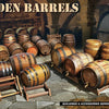 Miniart Box of 18 wooden barrels in 1/35 scale