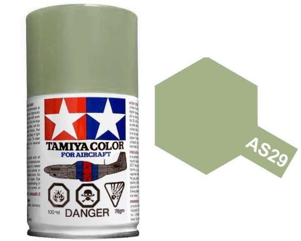 Tamiya 100ml Acrylic Spray Paint For Scale Models AS-1 to AS-32 Aircraft colours