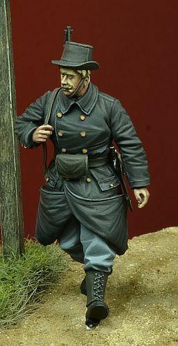 1/35 scale resin model kit WWI Belgian Carabinier, 1914-1915