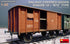 Miniart 1/35 scale model kit - Covered Goods Wagon (Railway) 18t NTV Type