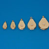 1/35 Scale Brass pulley  size L=5,9 R=3,0 l=4,3 d=1,3 (4 Pack)