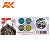 AK Interactive 3G Air Series - WWII IJAAF Aircraft Interior Colors SET 3G