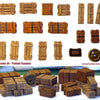 1/35 Scale resin kit Wooden Crates Set #4 Military diorama accessory