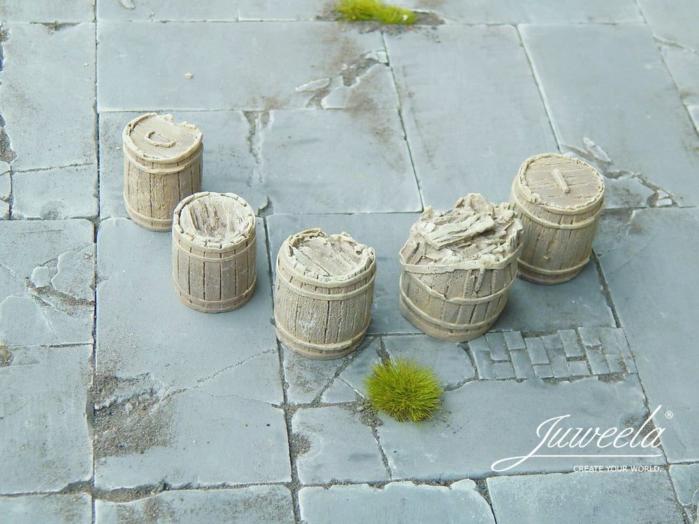 1/35 Scale old wooden boxes damaged light Brown 10 pieces