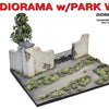 Miniart 1:35 Diorama w/ Park Wall
