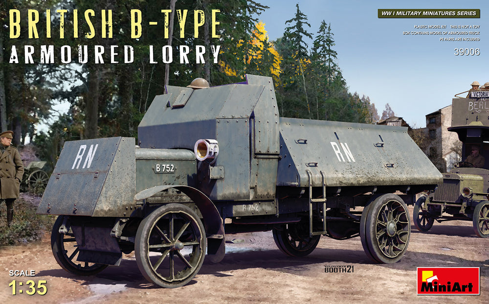 Miniart 1/35 WW1 BRITISH B-TYPE ARMOURED LORRY