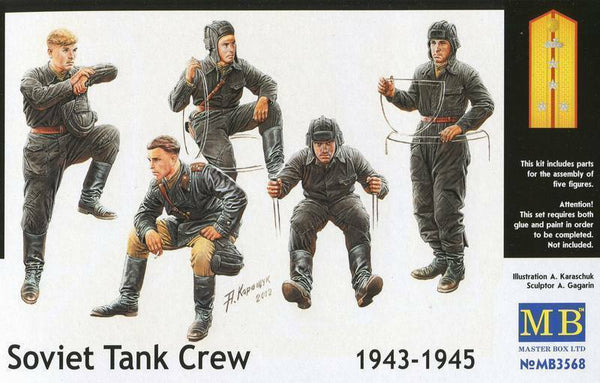 Masterbox 1:35 WWII Soviet Tank crew 1943-1945