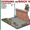 Miniart 1:35 Diorama With Brick Wall