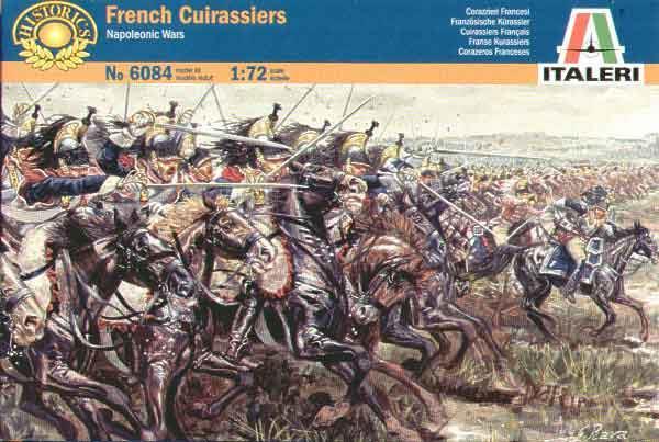 ITALERI 1/72 FIGURES -NAPOLEONIC WARS FRENCH CUIRASSIEURS