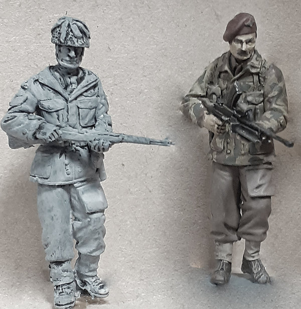 1/35 scale WW2 British Paras (2 Fig set)