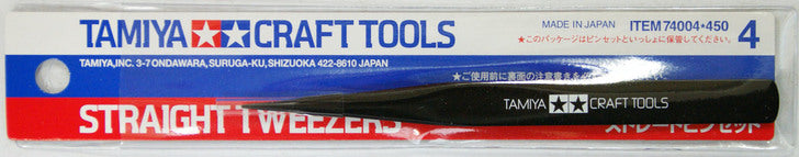TAMIYA TOOLS / ACCESSORIES - STRAIGHT TWEEZERS