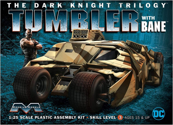 Moebius Models 1:25 Armoured Tumbler with Bane Figure