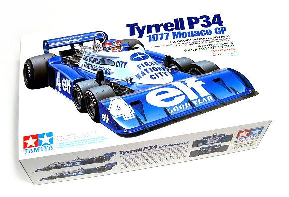 TAMIYA 1/20 CARS TYRRELL P34 MONACO 1977 racing car model kit
