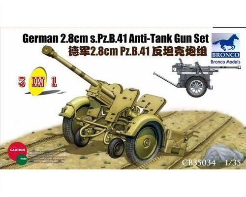 1/35 Scale 2.8cm Pz.B41 Anti Tank Gun