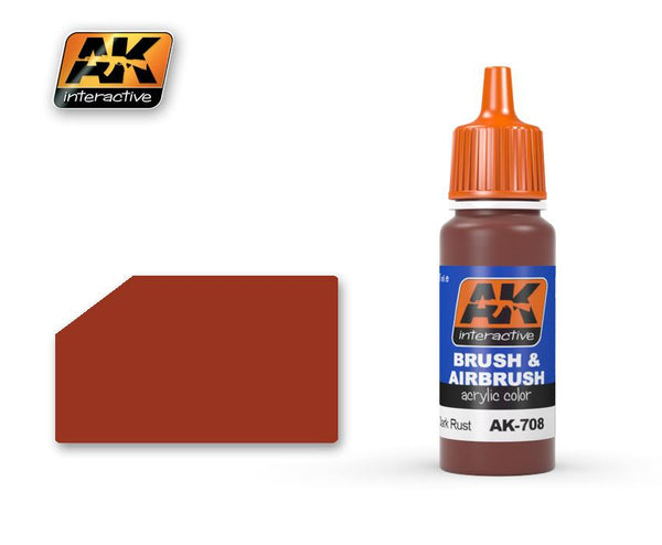 AK ACRYLIC PAINT DARK RUST - 17ml