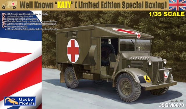 Gecko Models 1/35 scale WW2 KATY British Ambulance