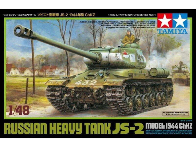 Tamiya 1/48 scale WW2 Soviet Russian Heavy Tank JS-2 1944 Model kit